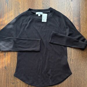Brand new never worn black long sleeve top